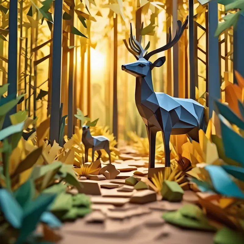 Jungle Animal Paperarts Stable Diffusion Prompt | PromptBase
