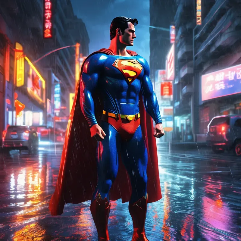 Superheroes In The Dark Of The Nights Stable Diffusion Prompt | PromptBase