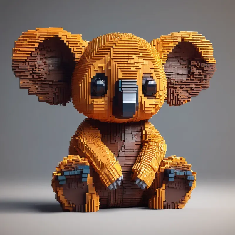 Voxel Ambient Occlusion Animals Stable Diffusion Prompt | PromptBase