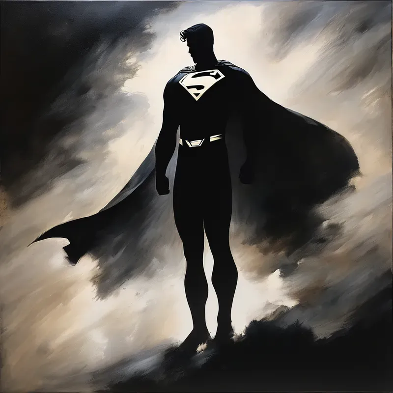 Silhouettes In Darkness Superheroes Stable Diffusion Prompt | PromptBase