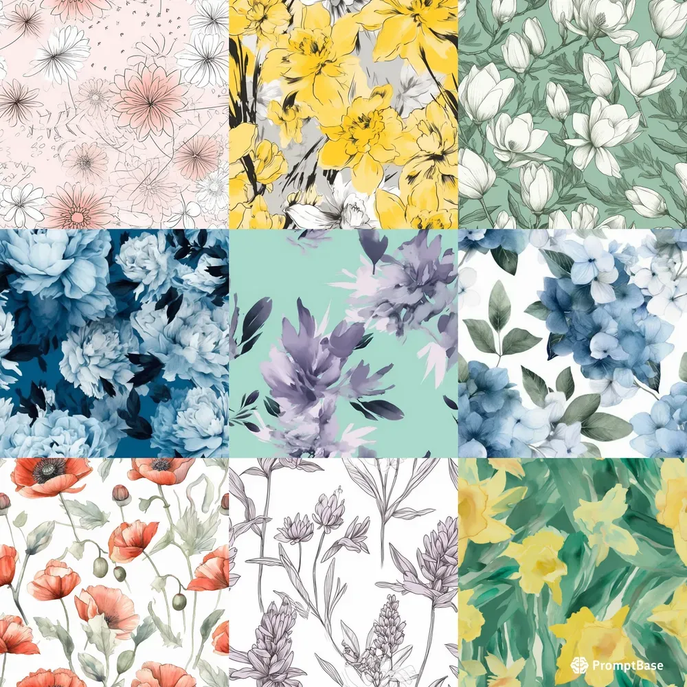 Simple Repeat Patterns Midjourney Prompt | PromptBase