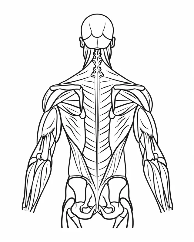 Human Anatomy Coloring Pages For Kids Midjourney Prompt | PromptBase