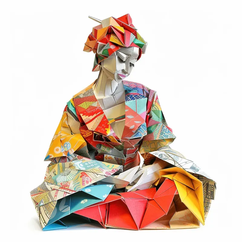 Modular Origami Objects Midjourney Prompt | PromptBase