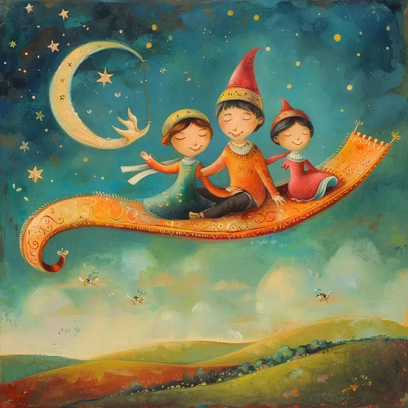 Magical Storybook Illustrations For Kids Midjourney Prompt | PromptBase