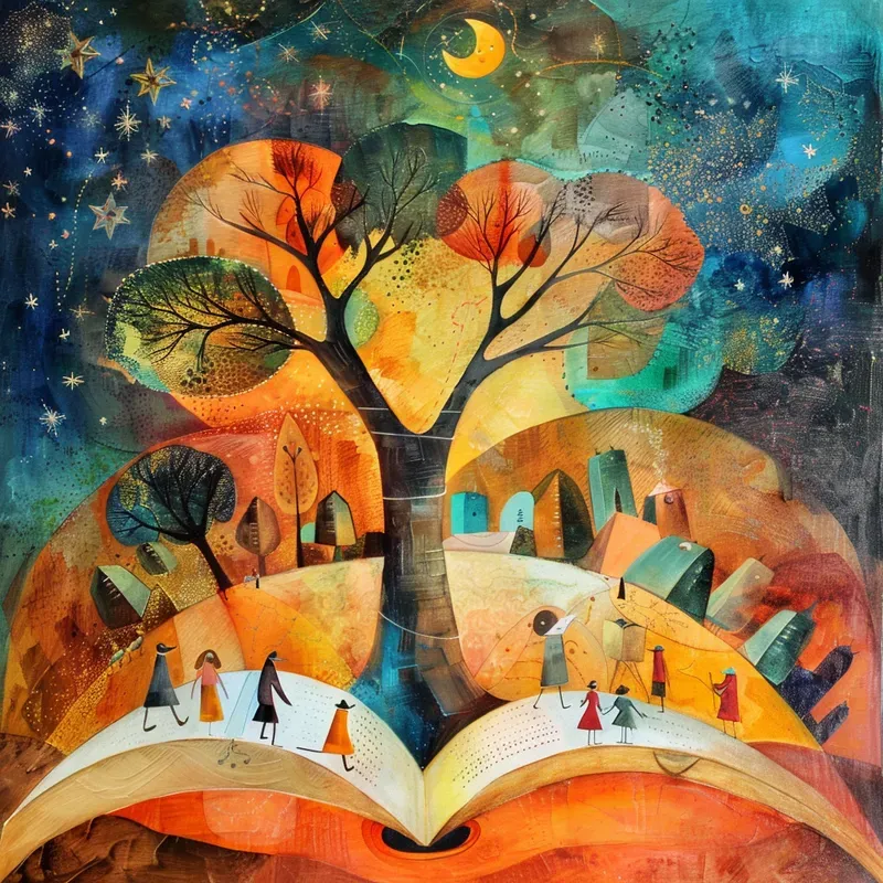 Beautiful Storybook Illustrations Midjourney Prompt | PromptBase