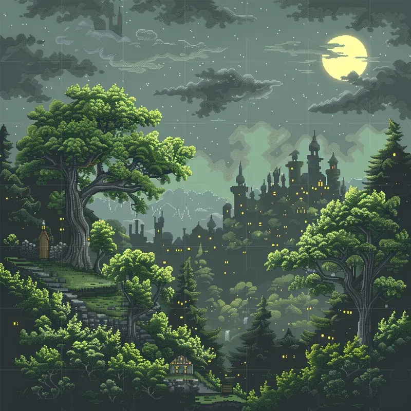 Pixel Art Illustrations Midjourney Prompt | PromptBase