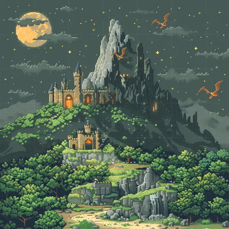 Pixel Art Illustrations Midjourney Prompt | PromptBase