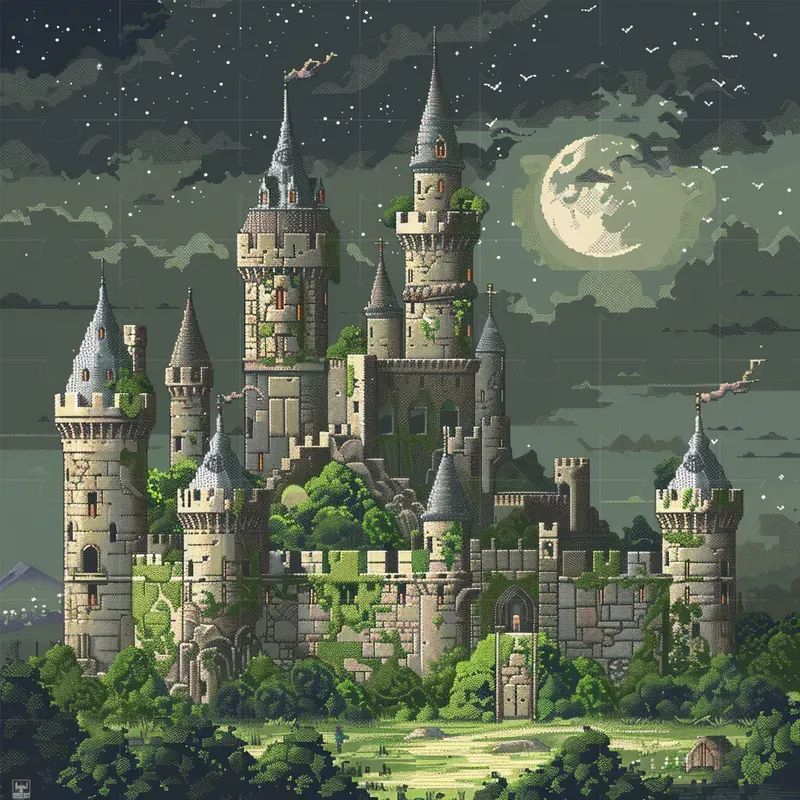 Pixel Art Illustrations Midjourney Prompt | PromptBase