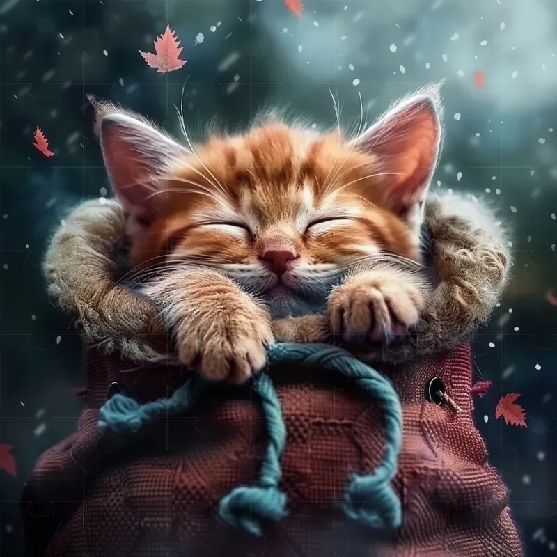 Cozy Havens Baby Animals Illustrations Midjourney Prompt | PromptBase