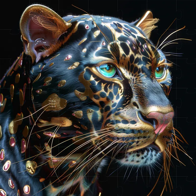 Beautiful Animal Portrait Art Prints Midjourney Prompt PromptBase