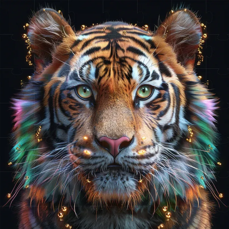 Beautiful Animal Portrait Art Prints Midjourney Prompt PromptBase