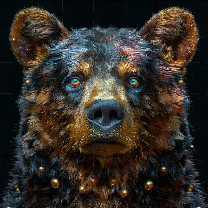 Beautiful Animal Portrait Art Prints Midjourney Prompt PromptBase