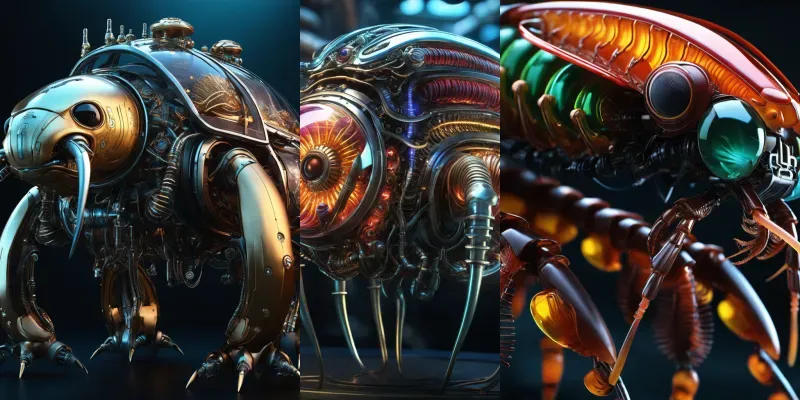 Biomechanical Deep Sea Creatures Stable Diffusion Prompt | PromptBase