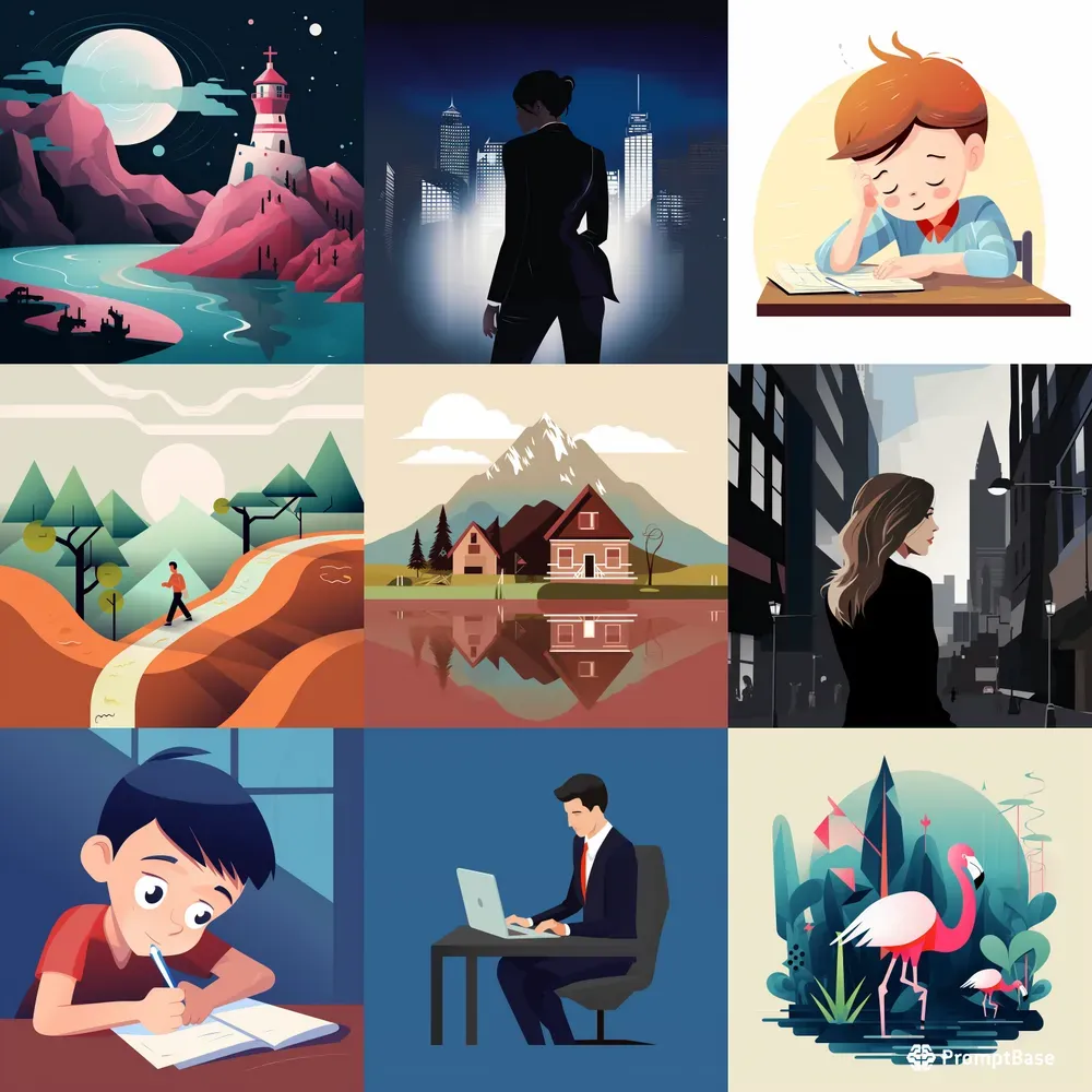 2D Vector Art Midjourney Prompt | PromptBase