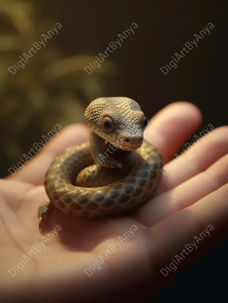 Cute Realistic Baby Animals In Hands Midjourney Prompt | PromptBase
