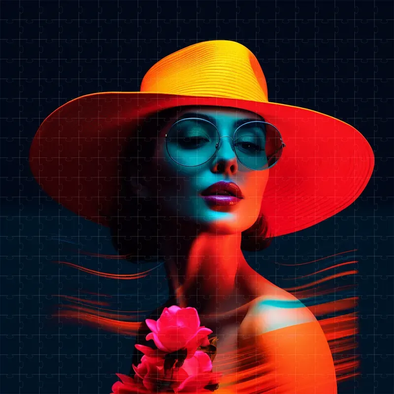 Dynamic Photo Examples Vibrant And Dynamic Photo Montages Midjourney Prompt | PromptBase