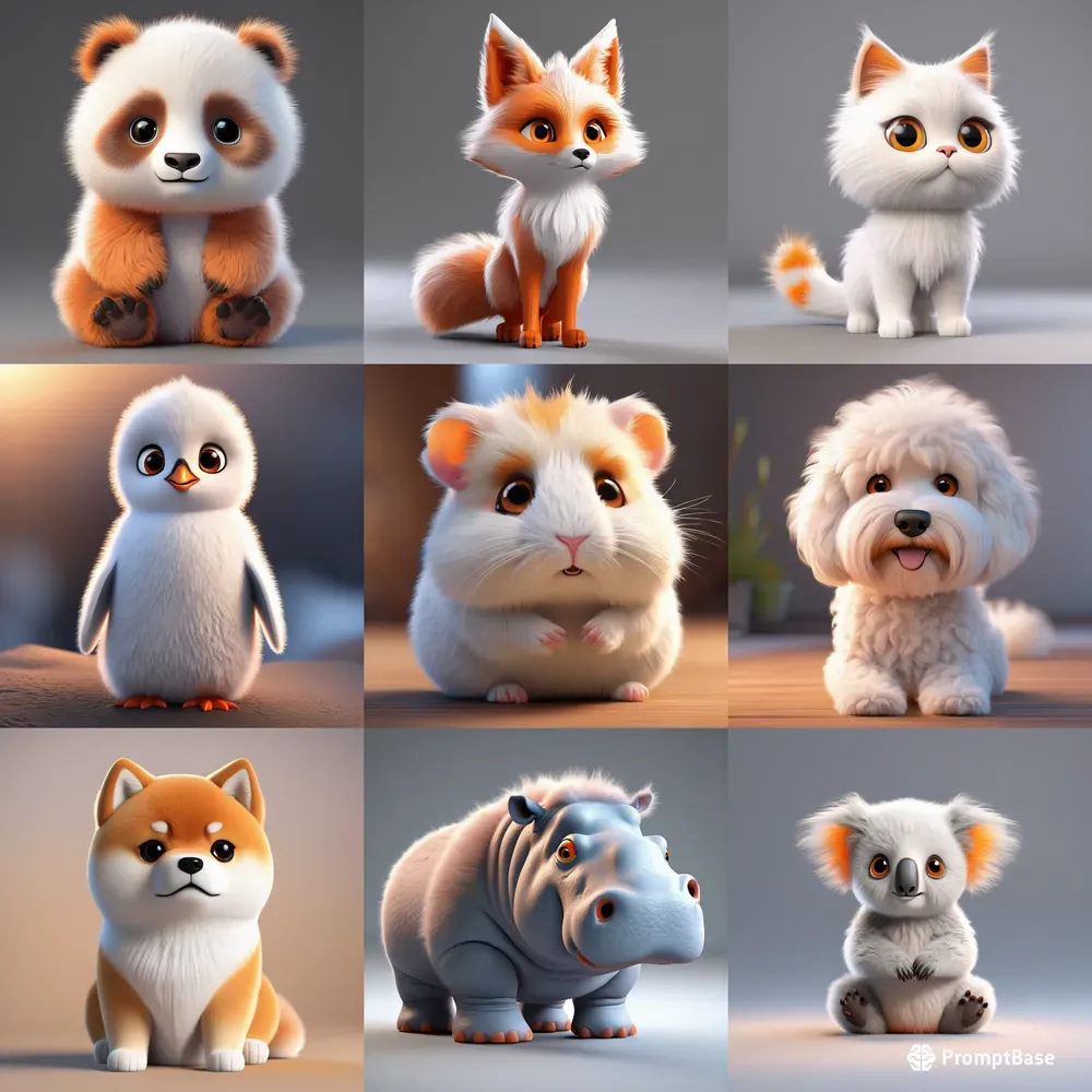 Fluffy Animals Stable Diffusion Prompt | PromptBase