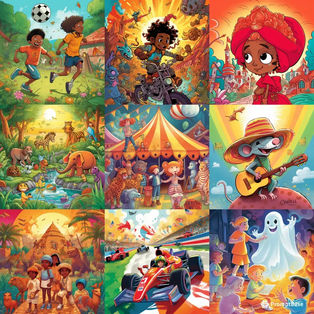 Kids Book Illustrations Midjourney Prompt Promptbase Kids Book Illustrations Midjourney Prompt Promptbase