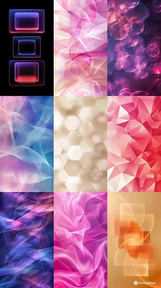 Abstract Shape Mobile Wallpapers Midjourney Prompt PromptBase