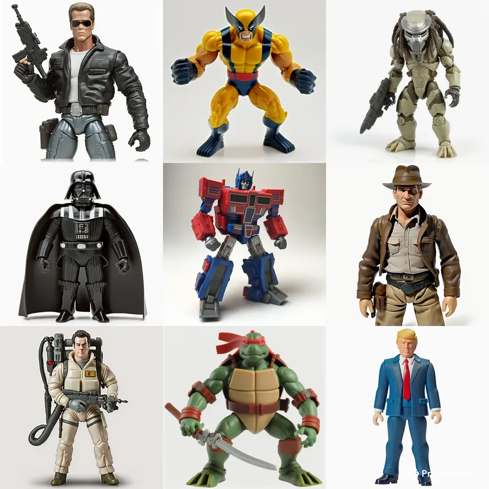 Classic Action Figures Midjourney Prompt PromptBase