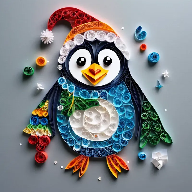 Quilling Paper Art Animals Stable Diffusion Prompt | PromptBase