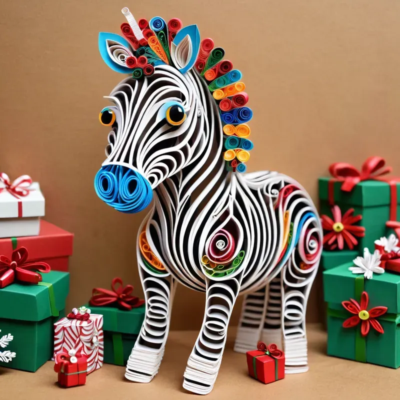 Quilling Paper Art Animals Stable Diffusion Prompt | PromptBase