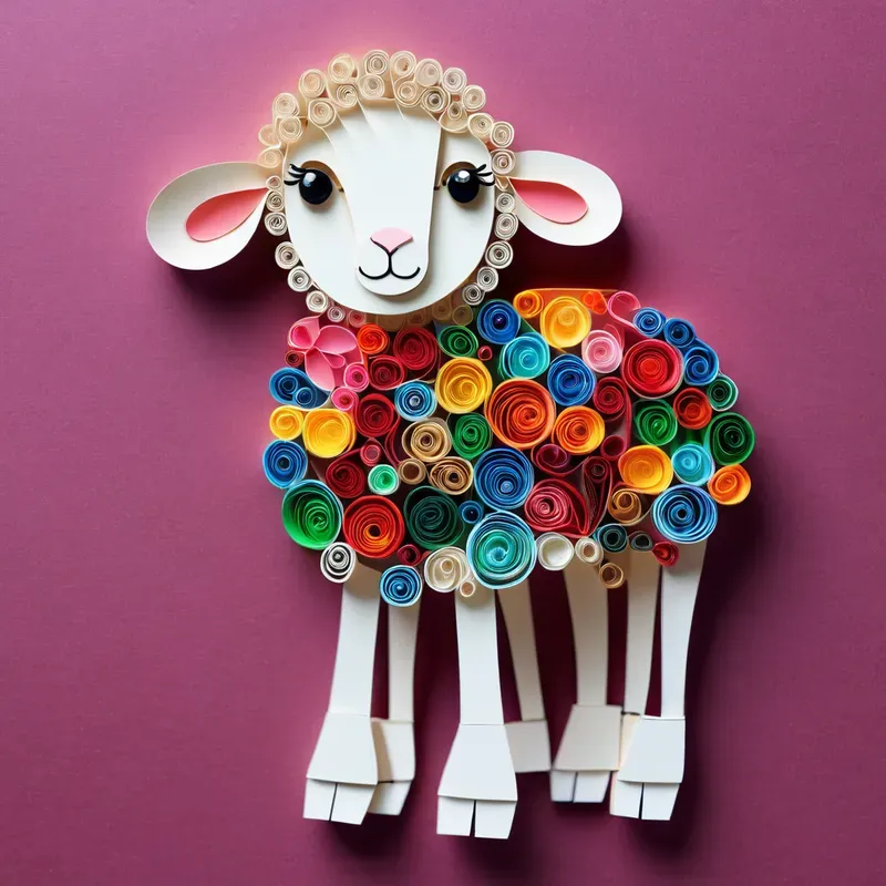 Quilling Paper Art Animals Stable Diffusion Prompt | PromptBase