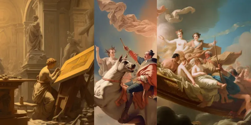 Neoclassicism Art Midjourney Prompt | PromptBase