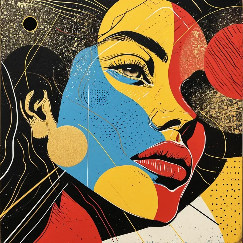 Colorful Pop Art Portraits Midjourney Prompt | PromptBase