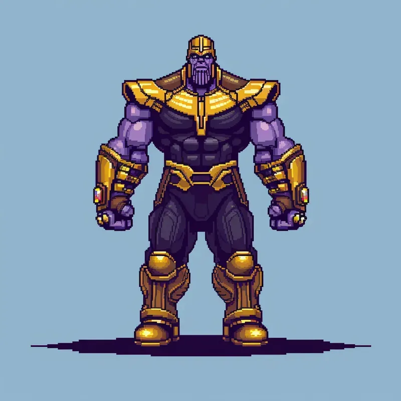 8bit Pixel Art Characters Midjourney Prompt | PromptBase
