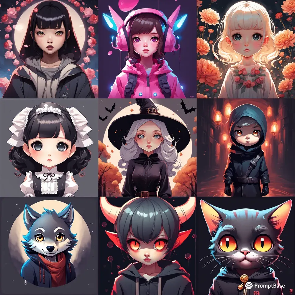 Cute Chibi Anime Characters Stable Diffusion Prompt | PromptBase