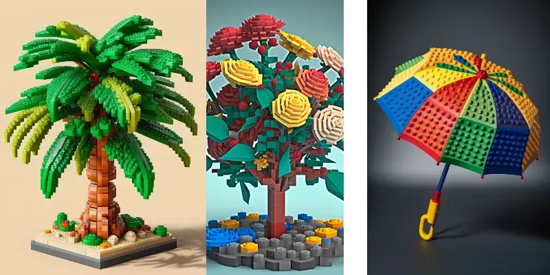 Objects Made Of Legos In High Quality Midjourney Prompt | PromptBase