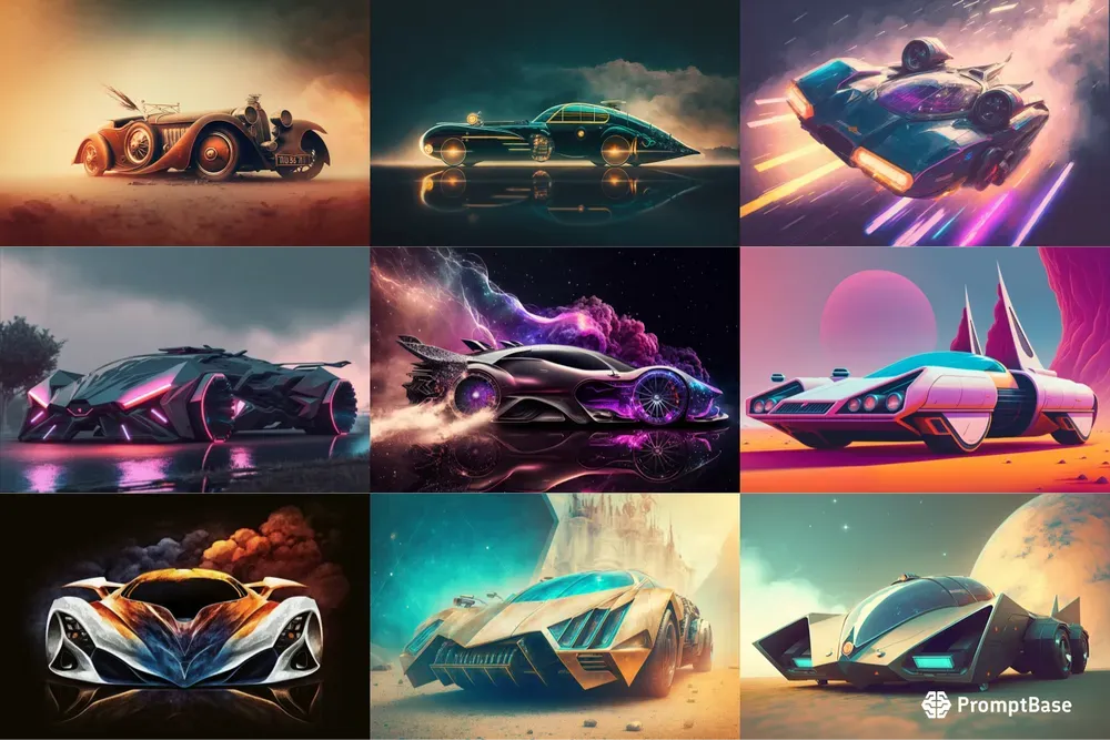 Creative Car Designs Midjourney Prompt | PromptBase
