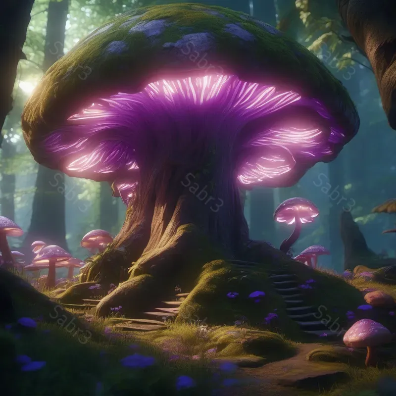 Magical Glowing Forests Stable Diffusion Prompt | PromptBase