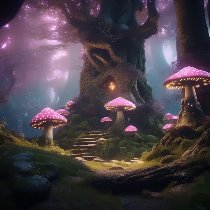 Magical Glowing Forests Stable Diffusion Prompt | PromptBase