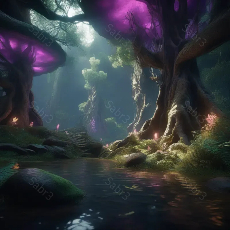 Magical Glowing Forests Stable Diffusion Prompt | PromptBase