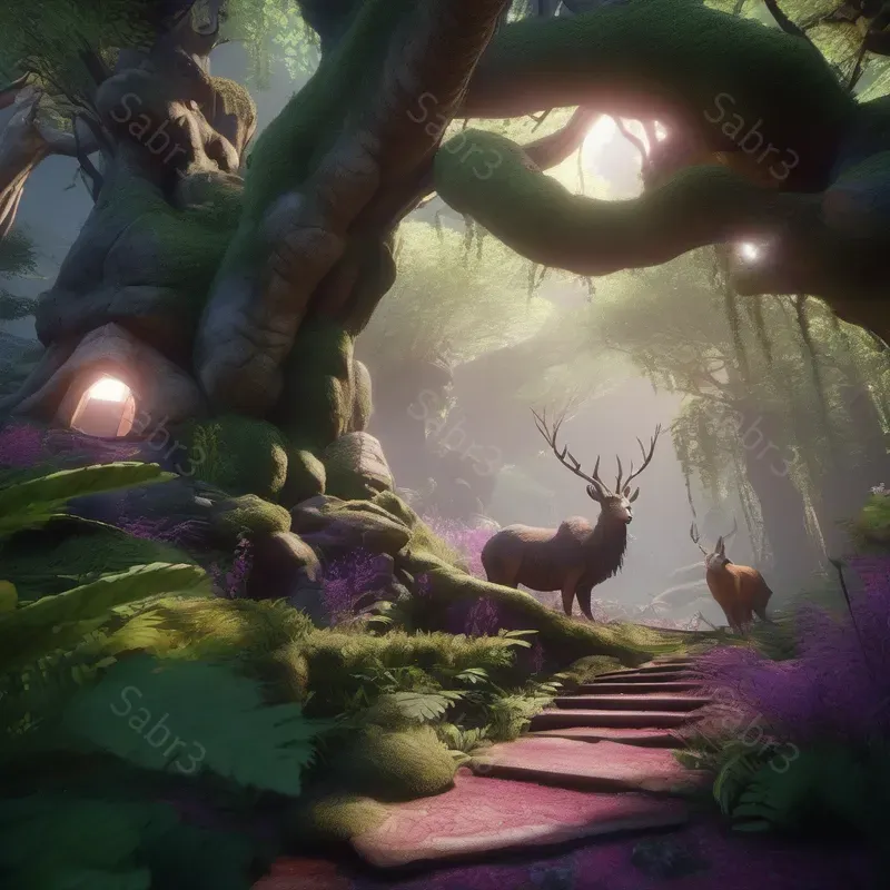 Magical Glowing Forests Stable Diffusion Prompt | PromptBase
