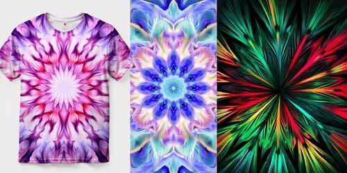 Tribal T-Shirts T-Shirt Donna Aderente In Puro Cotone – Rosa, Taglie Dalla S Alla XL – Stampa Di Qualità, Lavabile In Lavatrice - 3