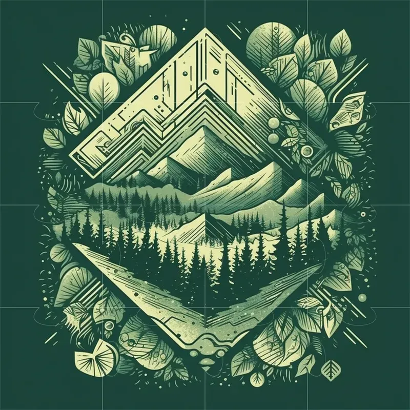 Gallery Detail: Nature Driven Tshirt Design Ideas Midjourney Prompt