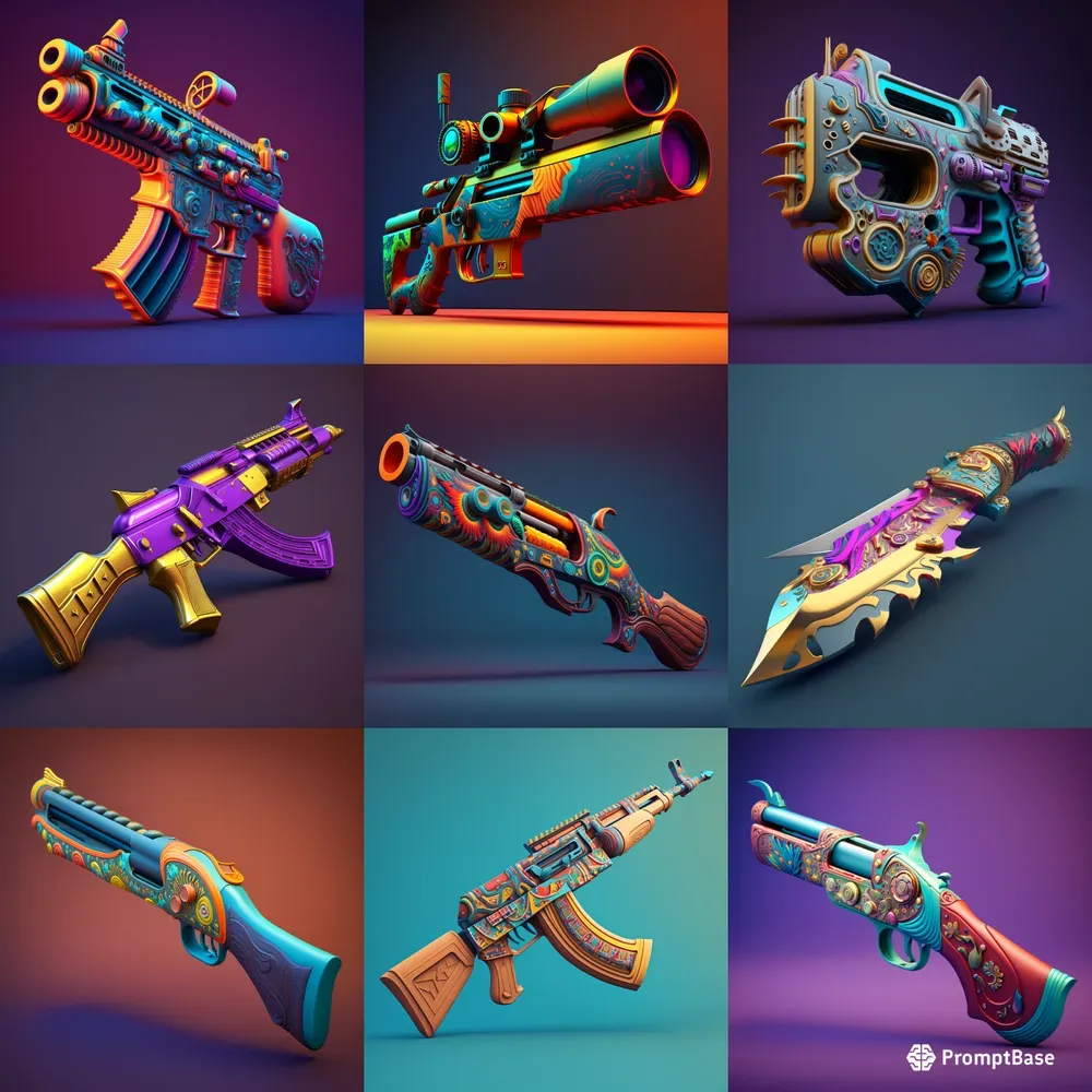 Custom Game Style Weapons Midjourney Prompt PromptBase custom-game-style-weapons-midjourney-prompt-promptbase