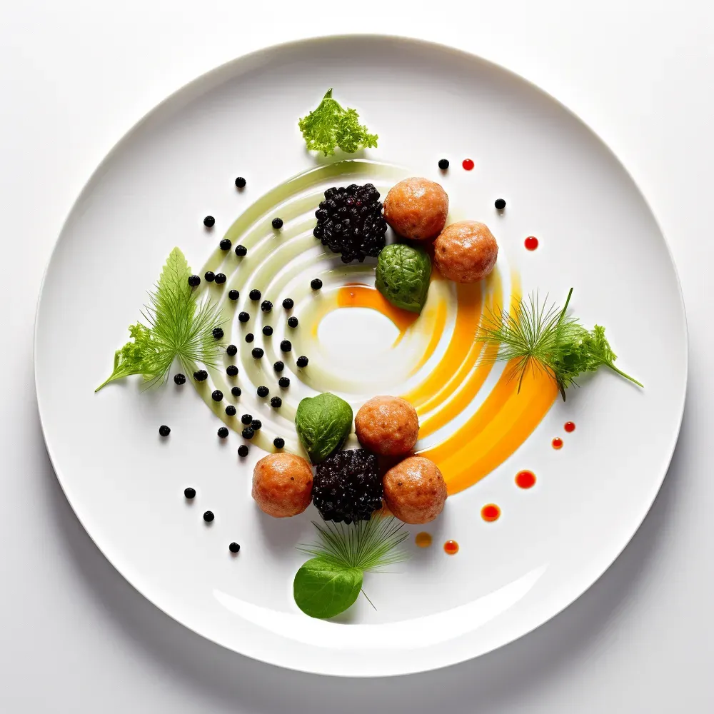 Masterchef Plate Garnish Ideas Midjourney Prompt PromptBase