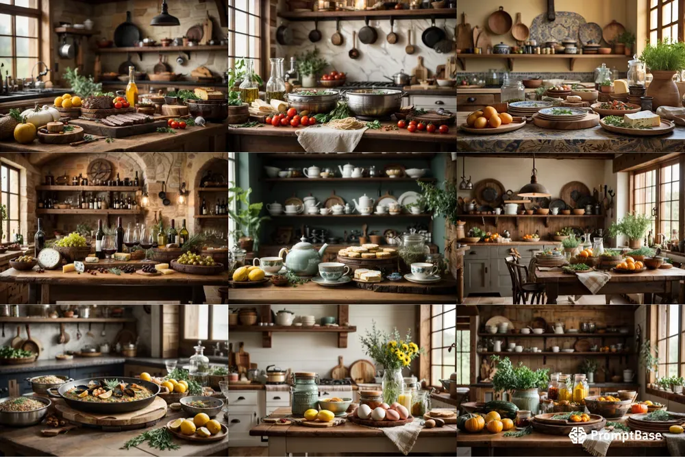 Vintage Rustic Kitchen Dreams Leonardo Ai Prompt | PromptBase