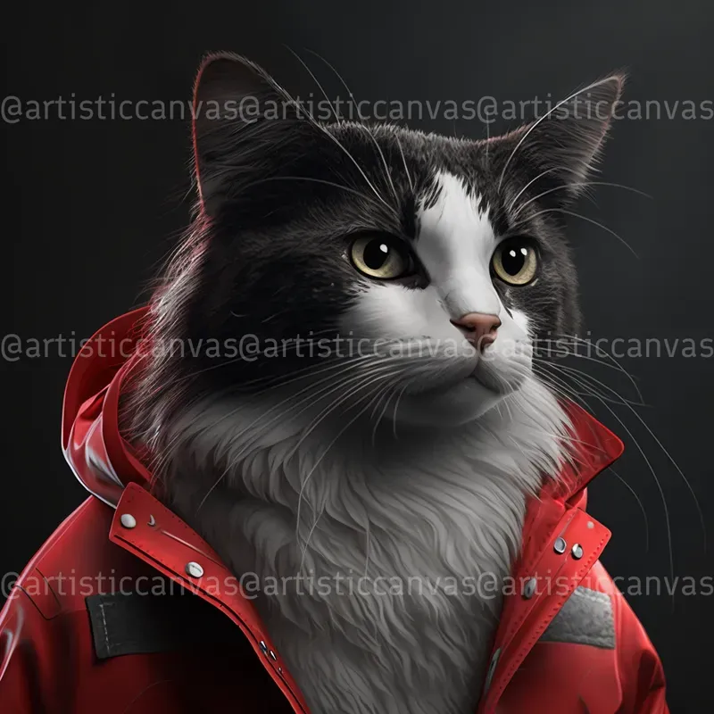 Animals In Color Jackets Midjourney Prompt | PromptBase