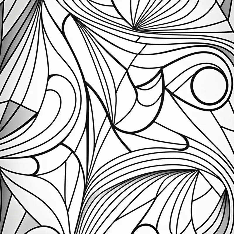 Coloring Pattern Line Drawing Pages Midjourney Prompt | PromptBase