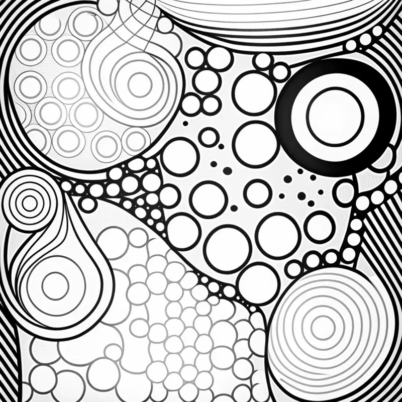 Coloring Pattern Line Drawing Pages Midjourney Prompt PromptBase