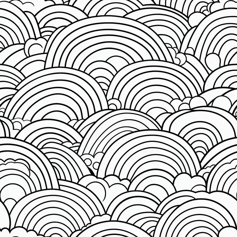 Simple Lines Pattern Coloring Pages Midjourney Prompt | PromptBase