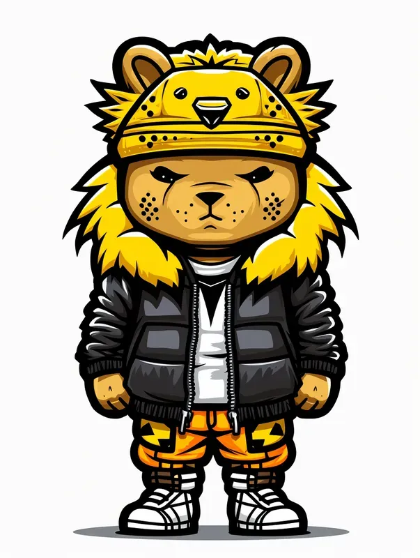 Doodle Cartoon Hip Hop Characters Midjourney Prompt | PromptBase