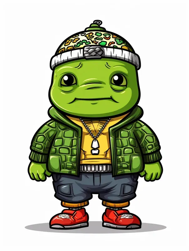 Doodle Cartoon Hip Hop Characters Midjourney Prompt | PromptBase
