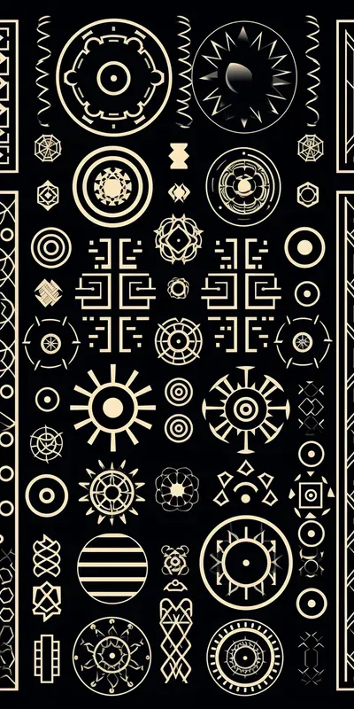 Iluminarty Inlay Pattern Ancient Illuminati Patterns Midjourney Prompt | PromptBase