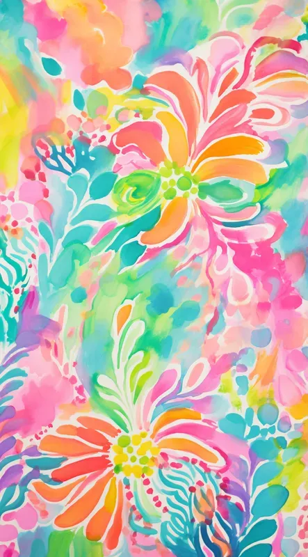 Acrylic Technicolor Ink Patterns Midjourney Prompt | PromptBase